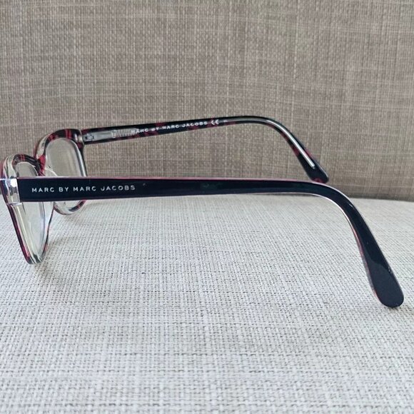 Marc by Marc Jacobs Eyeglasses Frame Black/Red Tone 52[]16 135 Glasses - Picture 10 of 10